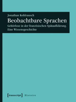 cover image of Beobachtbare Sprachen